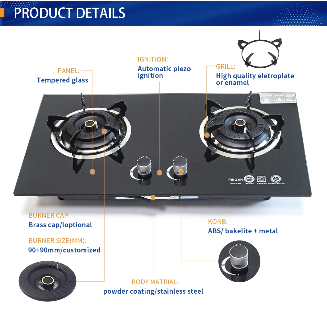 Factory Produce Cast Iron Burners Gas Stoves Spare Parts