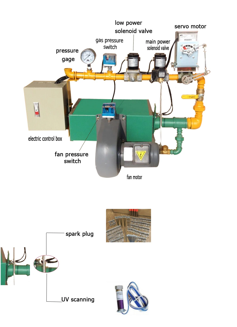 Original and Genuine Eclipse Gas Burner for Rapid Heating in The Industrial Field of Direct Sales in Chinese Factories for Internal Combustion Engine Production