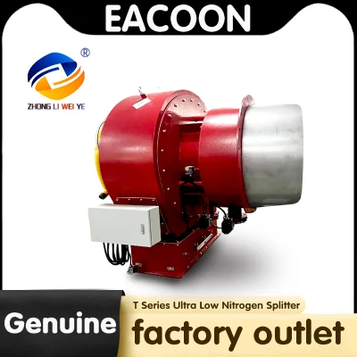 Eacoon Gasbrenner der T-Serie, extrem niedriger Stickstoffgehalt, Splitter, Industriekesselbrenner, Original, echte chinesische Marke, Fabrikproduktion und Vertrieb