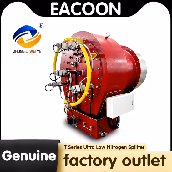 Eacoon Gasbrenner der T-Serie, extrem niedriger Stickstoffgehalt, Splitter, Industriekesselbrenner, Original, echte chinesische Marke, Fabrikproduktion und Vertrieb